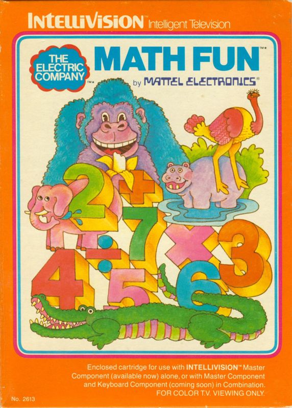 Math Fun box art for Intellivision